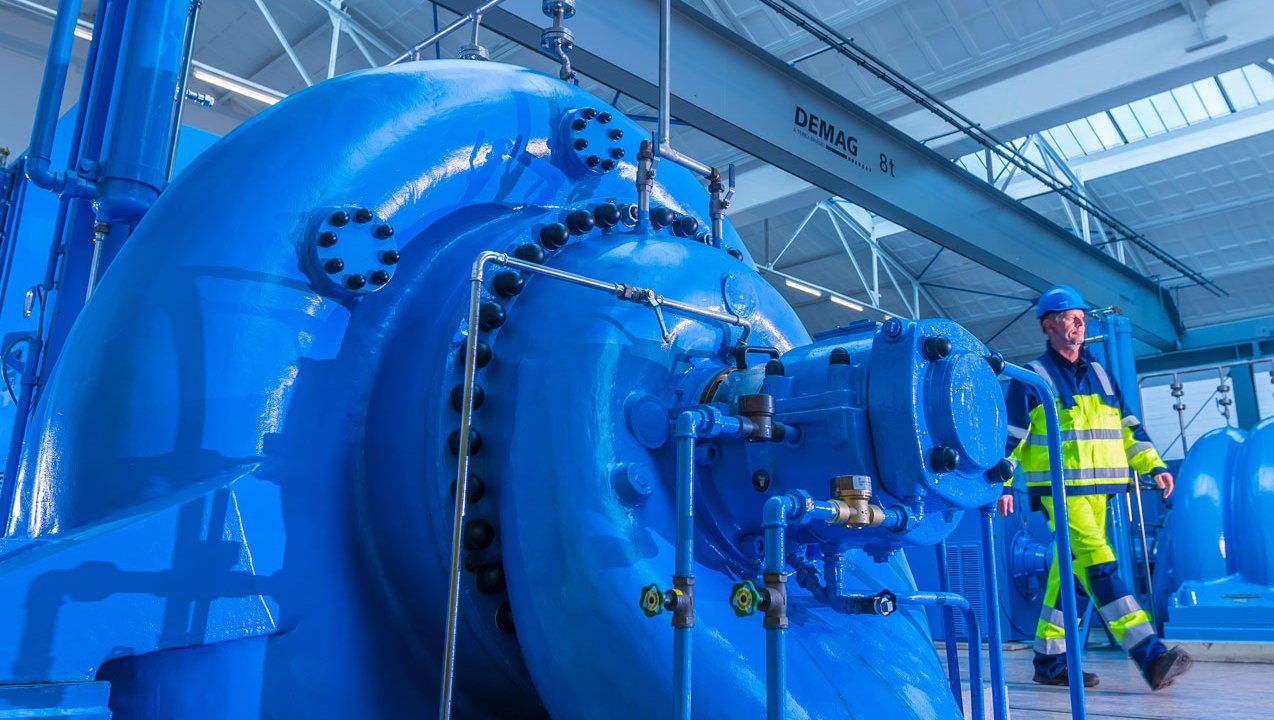 Wasserwerks-Assitenzsystem für mehr Energieeffizienz
